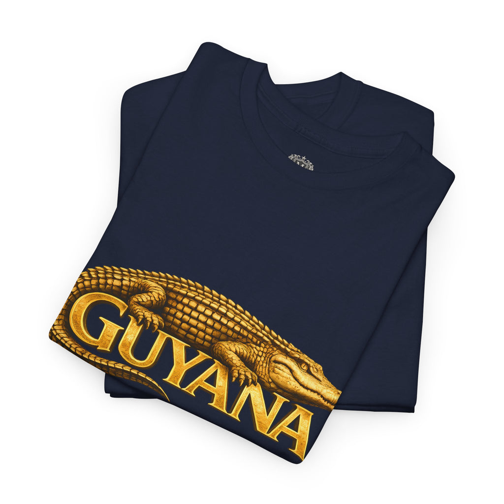 Guyana Golden Caiman Wildlife Graphic T-Shirt — Conservation Pride Tee