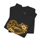 Guyana Heart Floral T-Shirt — Guyana Pride Tee