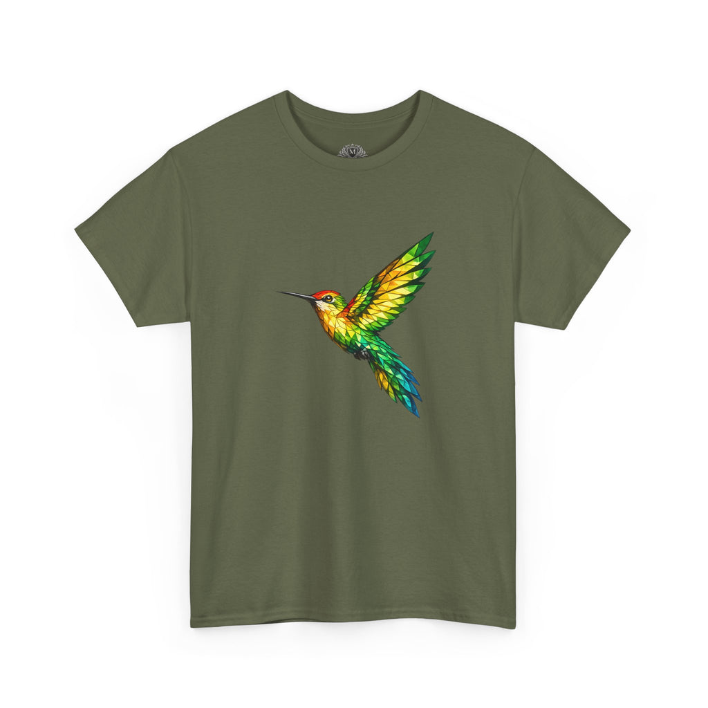 Guyana Rainforest Stained-Glass Hummingbird Tee — Biodiversity & Conservation