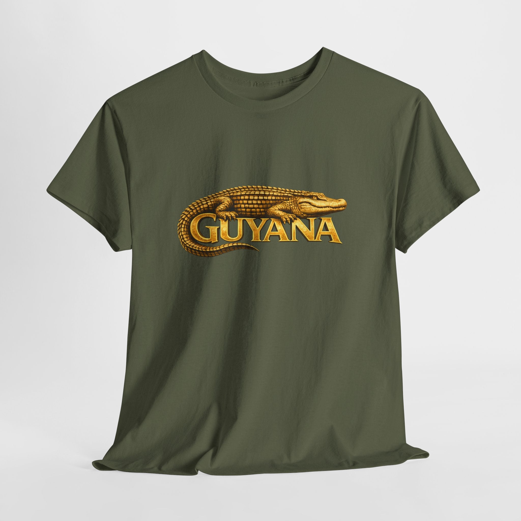 Guyana Golden Caiman Wildlife Graphic T-Shirt — Conservation Pride Tee