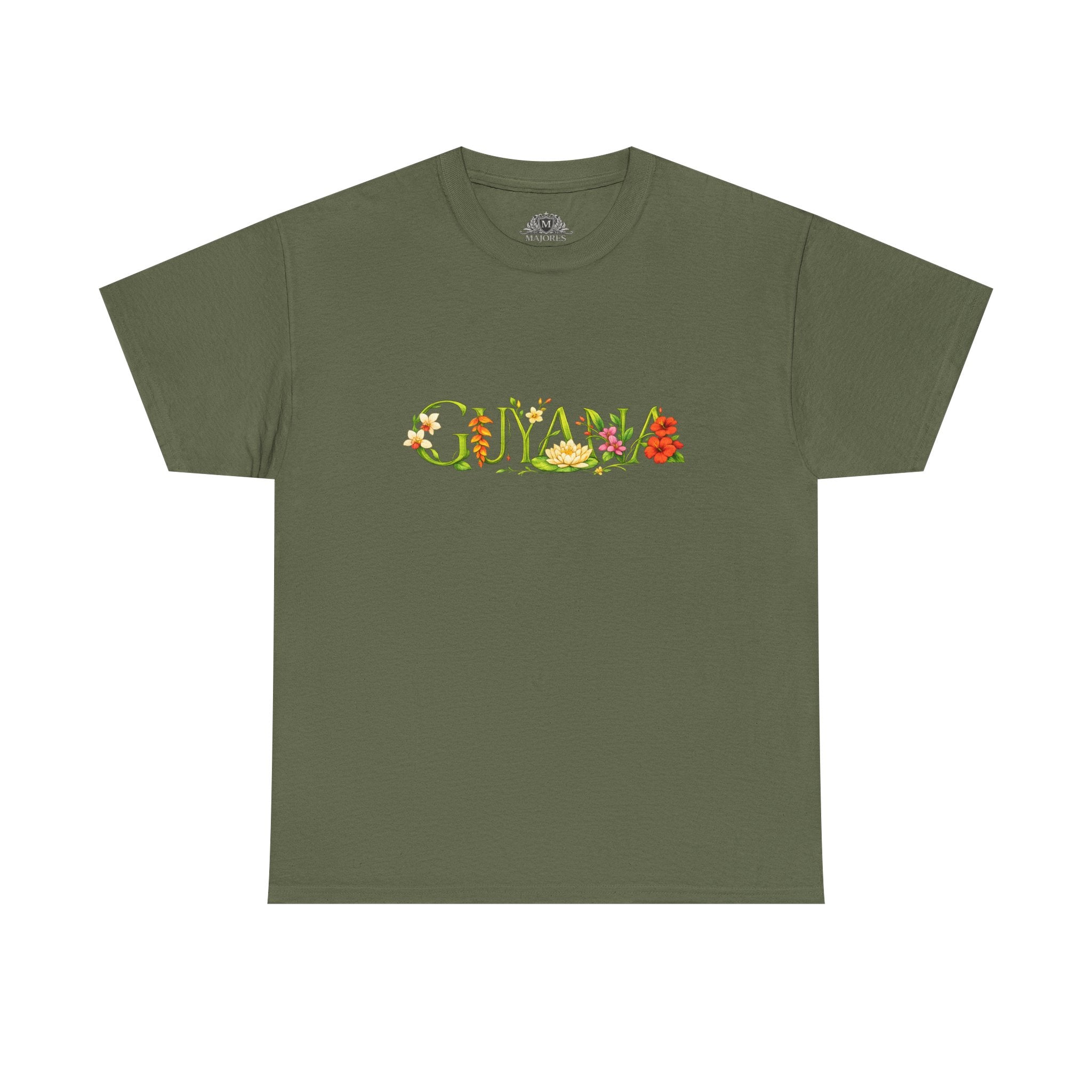Guyana Floral Tee — Botanical Country Pride T-Shirt