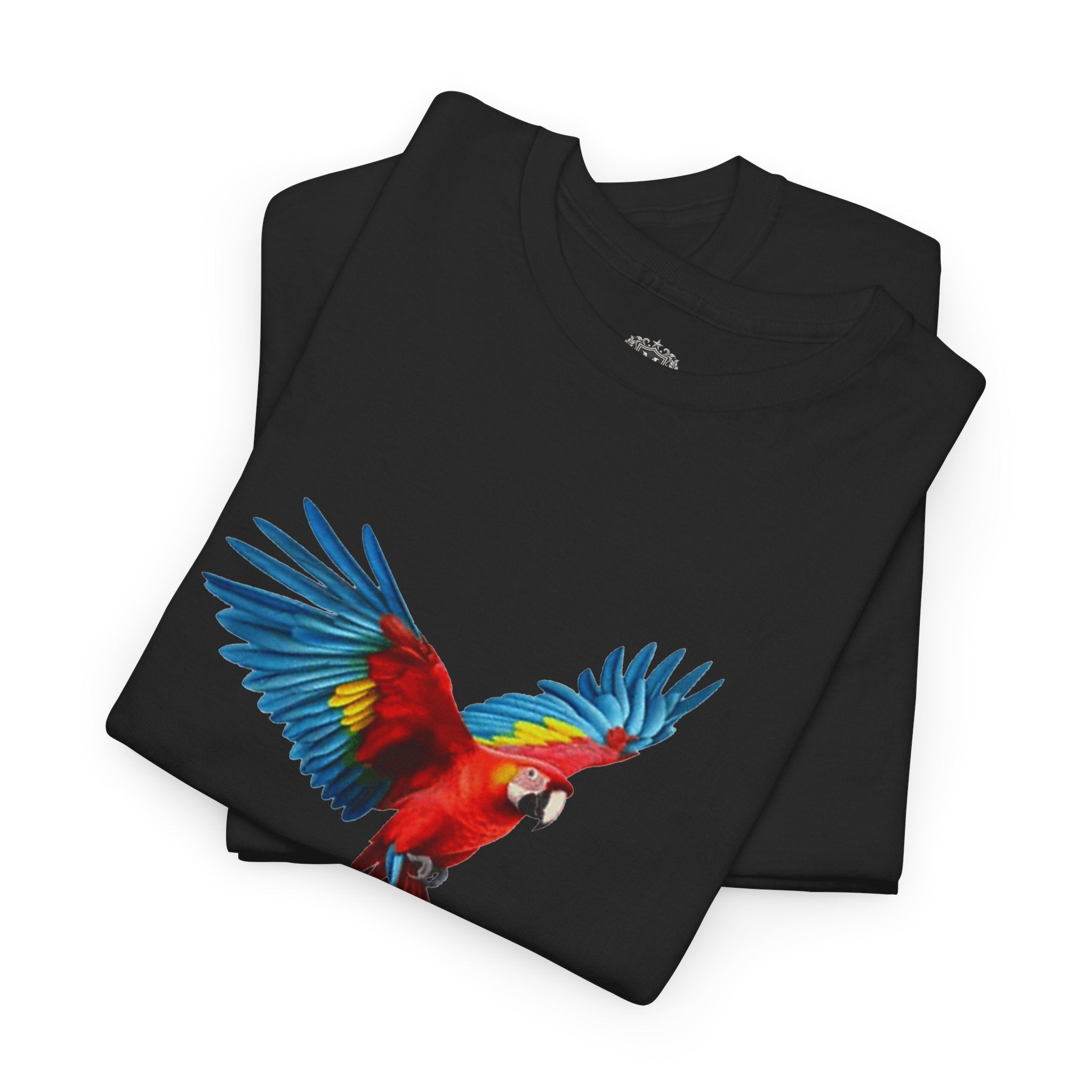 Guyana Parrot T-Shirt — Colorful Macaw Graphic