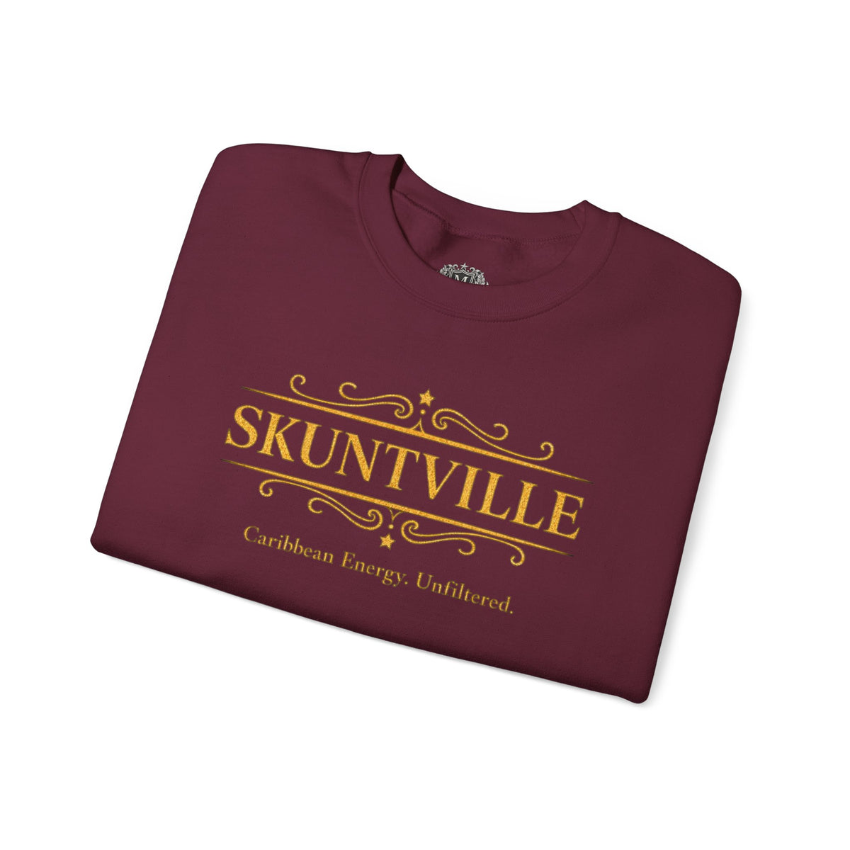 Skuntville Crewneck Sweatshirt — Caribbean Energy Unfiltered