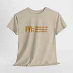 Guyanese Creole Tee — “FYI: Nobody nah wok OBEYAH pon yuh… Yuh just DOTISH.”