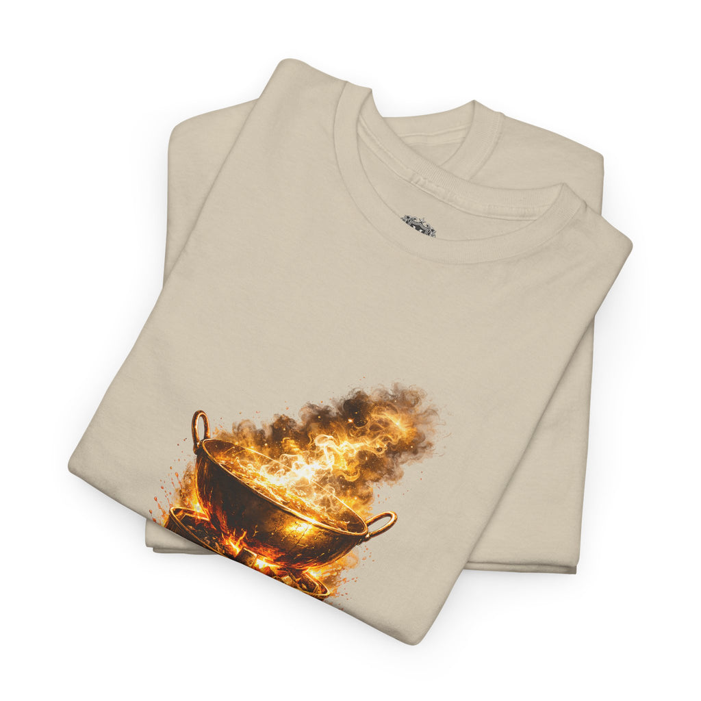 Fireside Cooking Tee — Tribute to Traditional Cooking