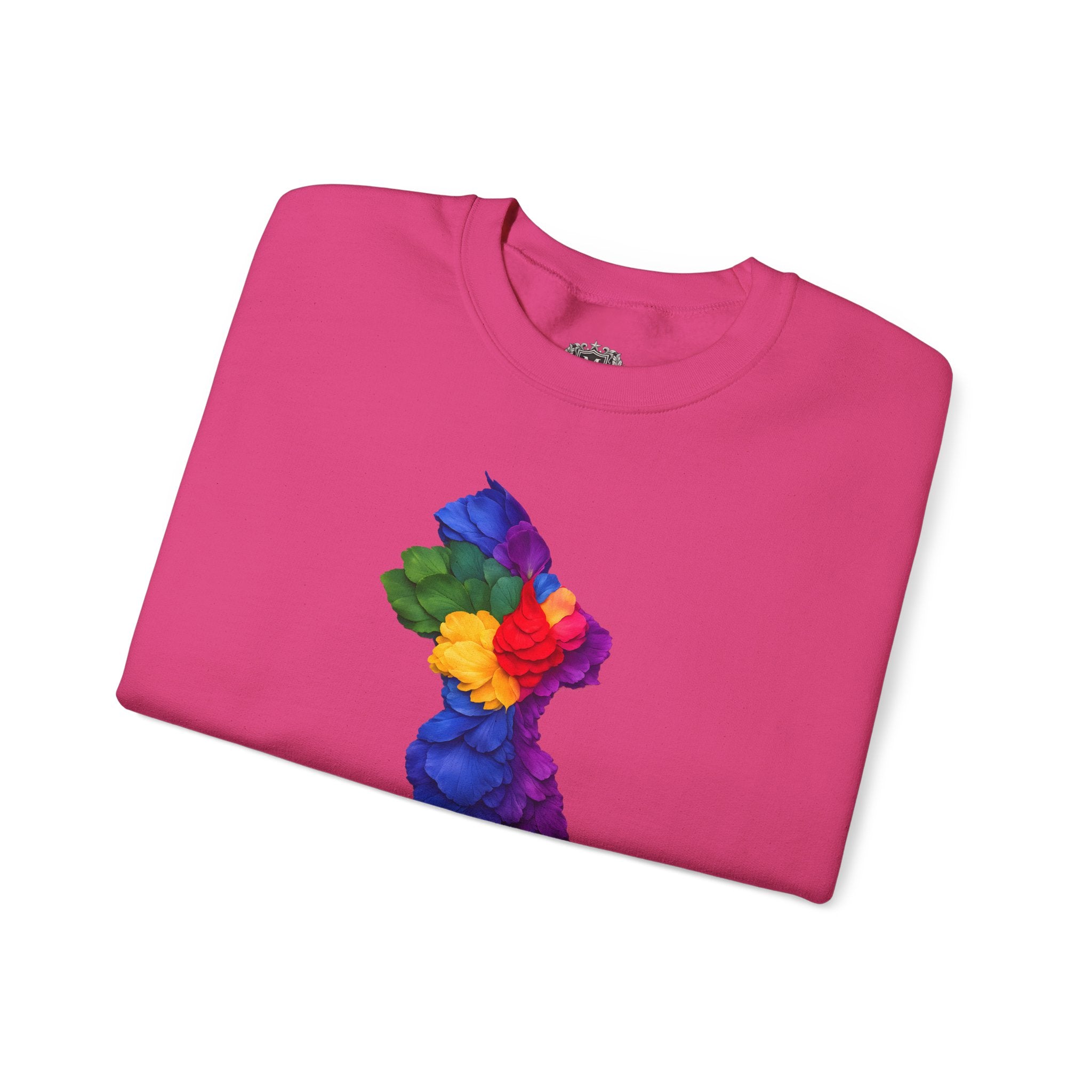 Floral Guyana Map Silhouette Sweatshirt – Flower Map Crewneck